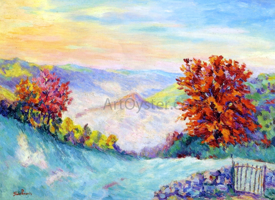 Armand Guillaumin Le Puy Barriou - Canvas Print