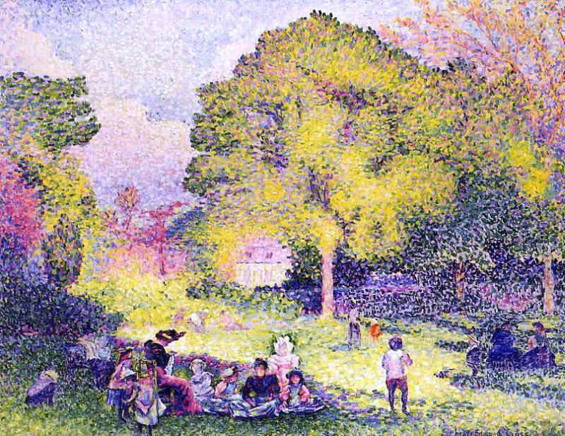 Henri Edmond Cross Le Ranelagh - Canvas Print