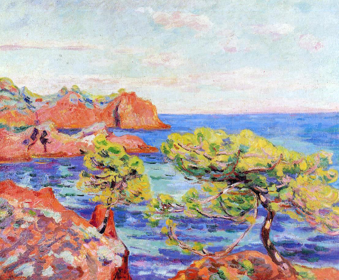 Armand Guillaumin Le Trayas - Canvas Print