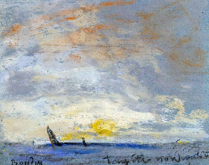 Eugene-Louis Boudin Le Treport - Canvas Print