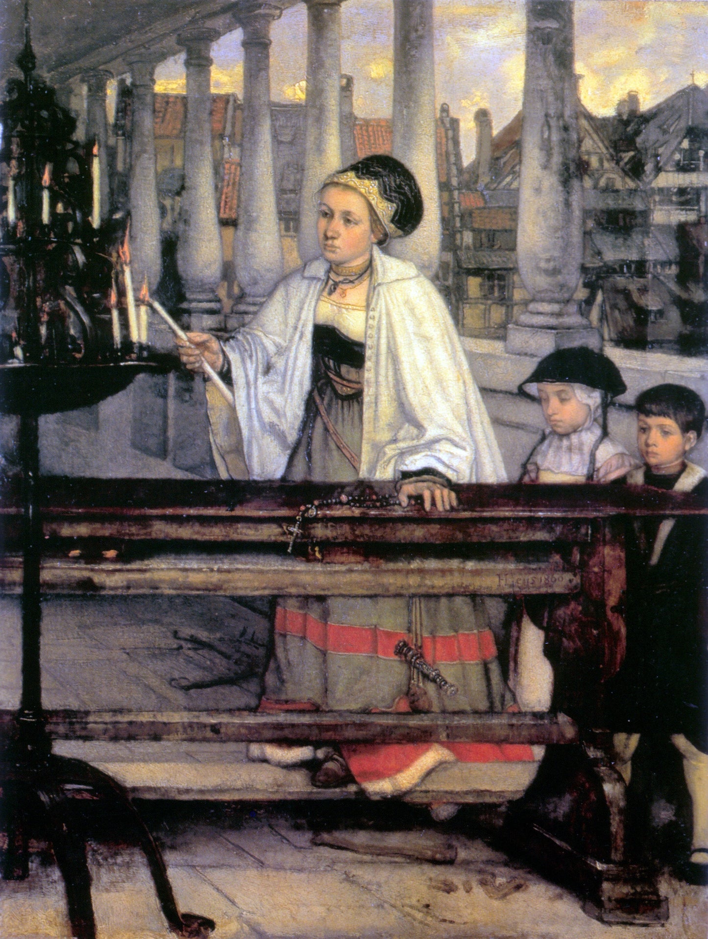 Baron Jan August Hendrik Leys Le Vau - Canvas Print