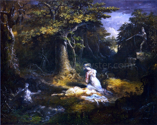 John Quidor Leatherstocking's Rescue - Canvas Print