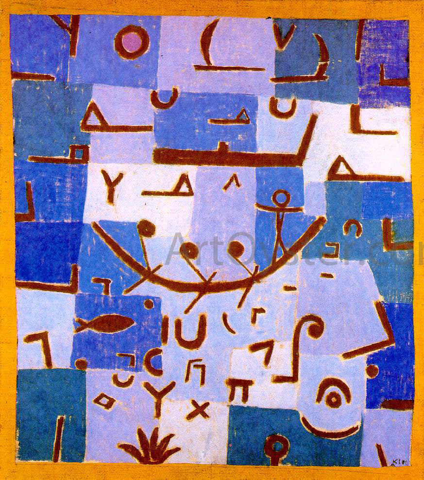 Paul Klee Legend of the Nile - Canvas Print