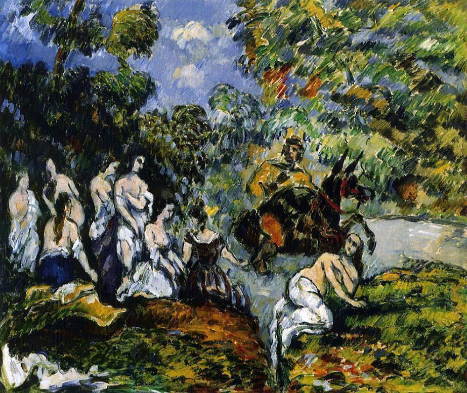 Paul Cezanne Legendery Scene - Canvas Print