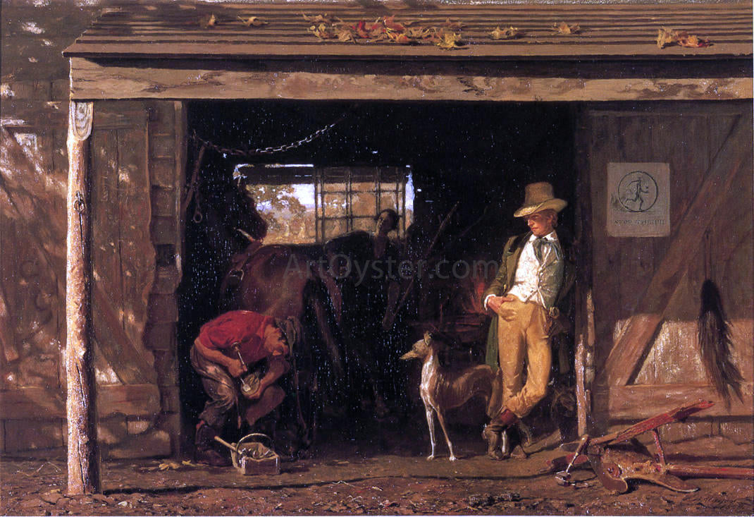 Francis Blackwell Mayer Leisure and Labor - Canvas Print