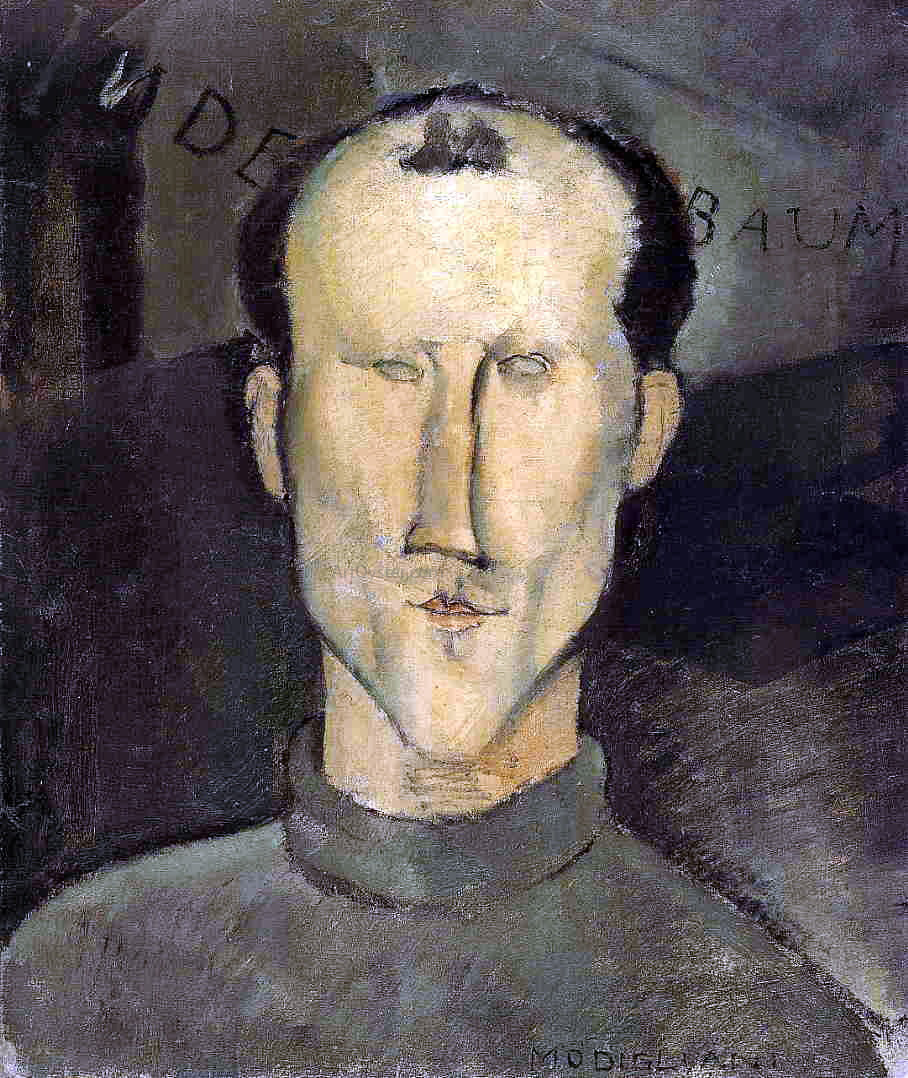 Amedeo Modigliani Leon Indenbaum - Canvas Print