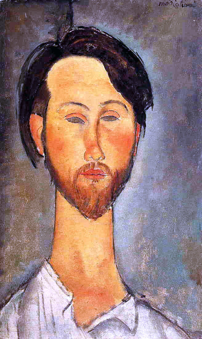 Amedeo Modigliani Leopold Zborowski - Canvas Print