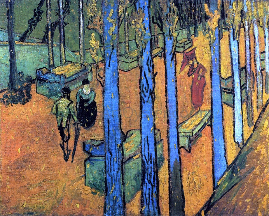 Vincent Van Gogh Les Alychamps, Autumn - Canvas Print