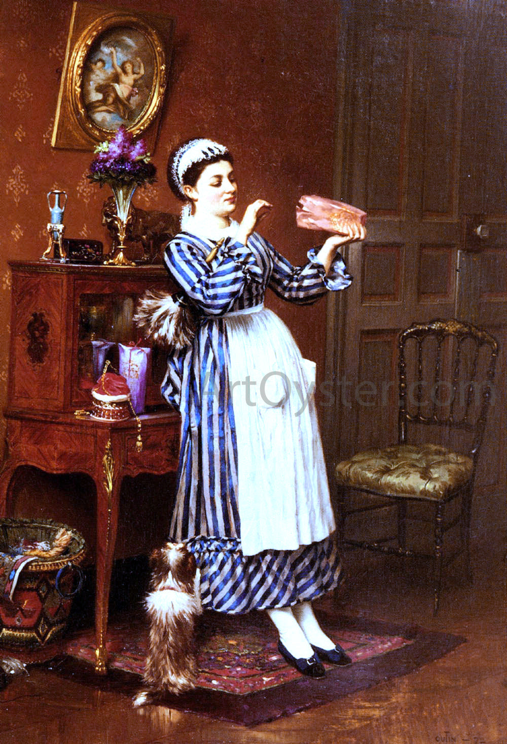 Pierre Outin Les Bonbons de Madame - Canvas Print