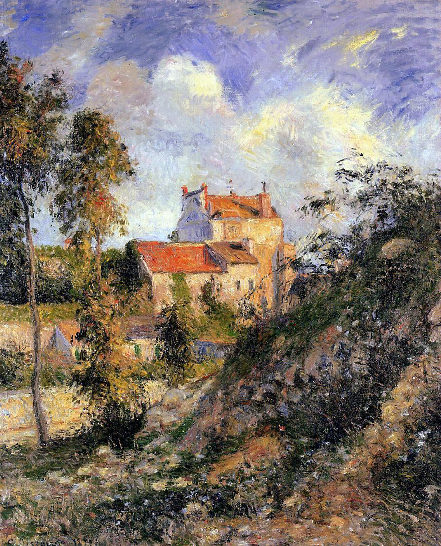 Camille Pissarro Les Mathurins, Pontoise - Canvas Print