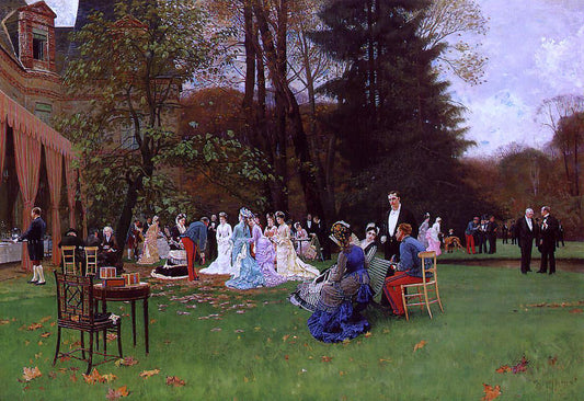 Charles-Edouard Delort Les Noces, Fontainbleau - Canvas Print