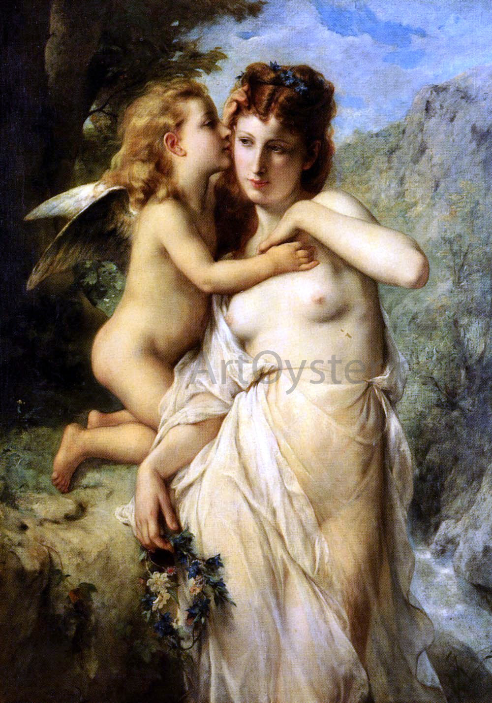 Adolphe Jourdan Les Secrets De L'Amour - Canvas Print