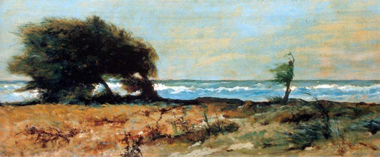 Giovanni Fattori Libecciata - Canvas Print