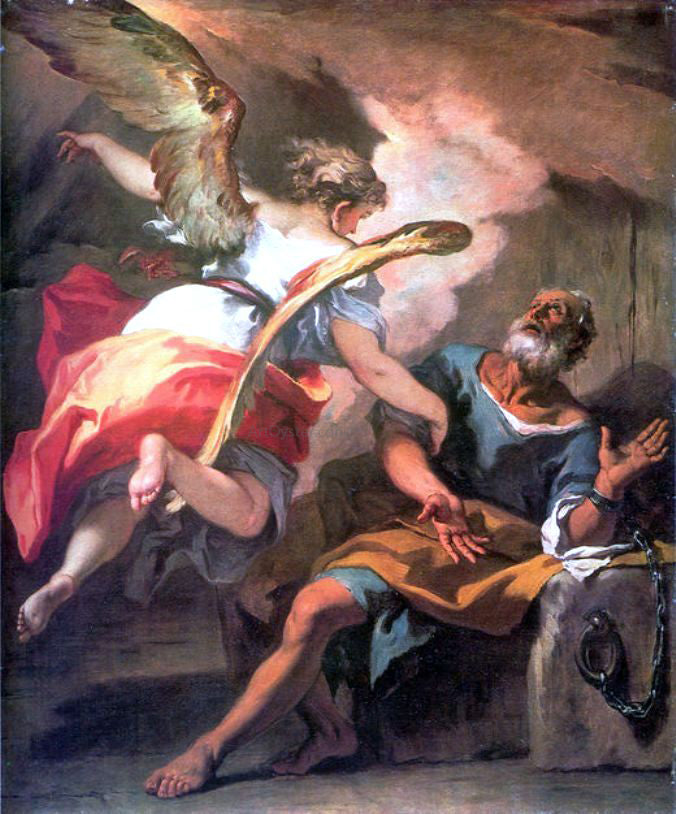 Sebastiano Ricci Liberation of St Peter - Canvas Print