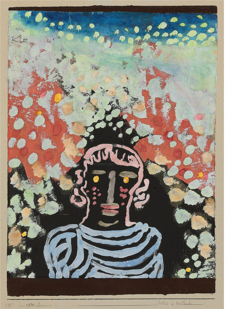 Paul Klee Likeness in the Bower - Canvas Print