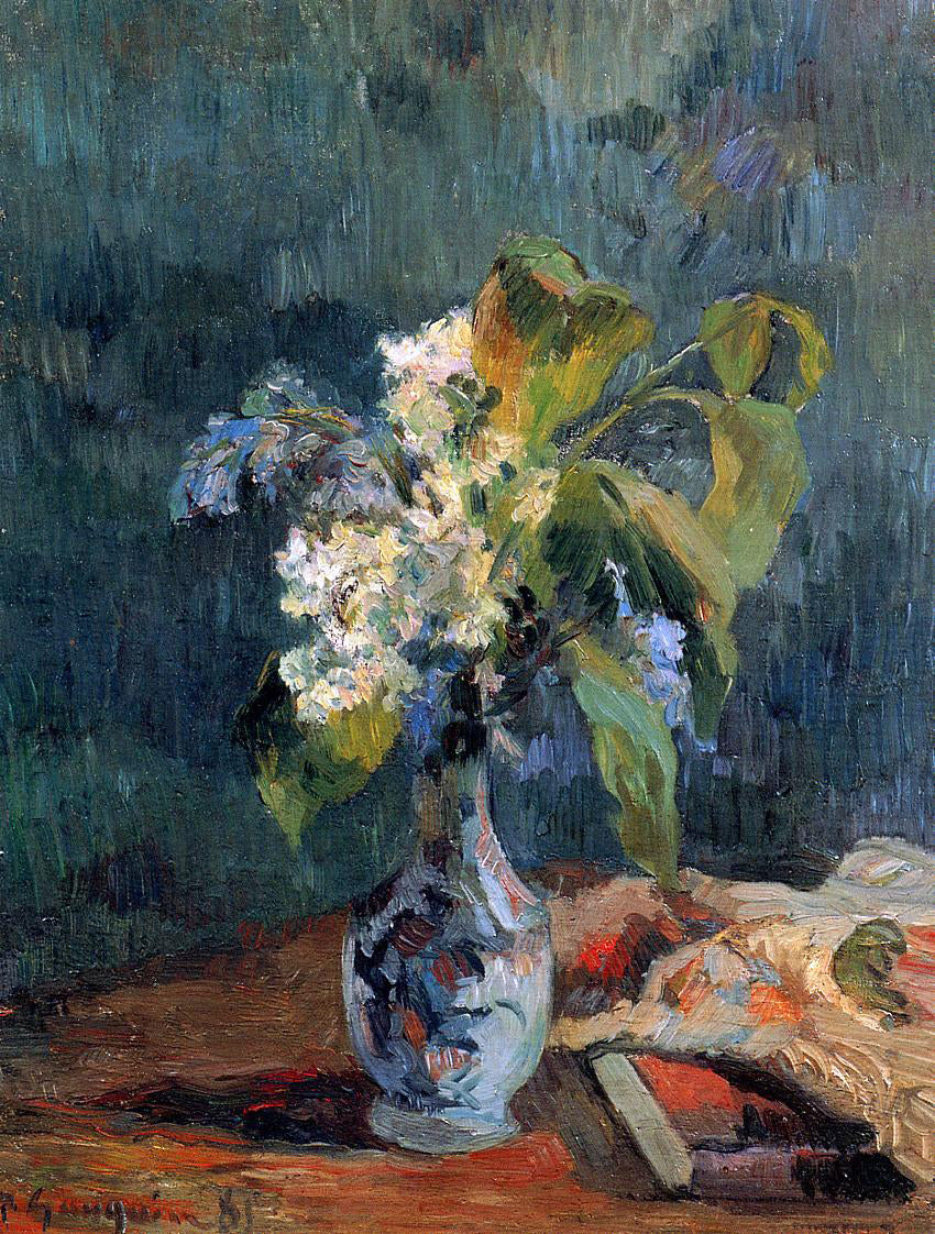 Paul Gauguin Lilac Bouquet - Canvas Print
