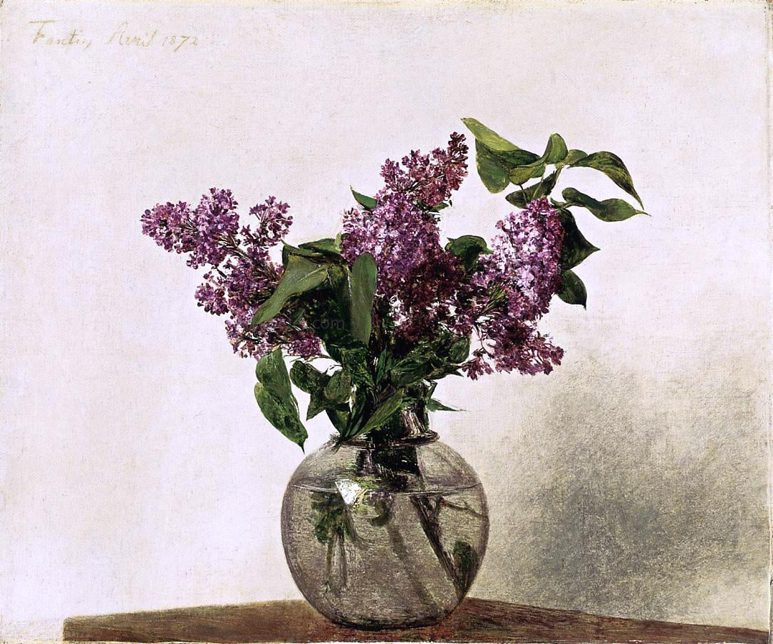 Henri Fantin-Latour Lilacs - Canvas Print