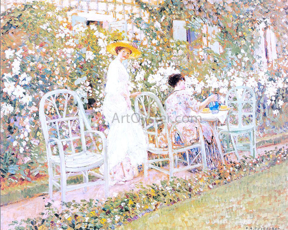 Frederick Carl Frieseke Lilies - Canvas Print