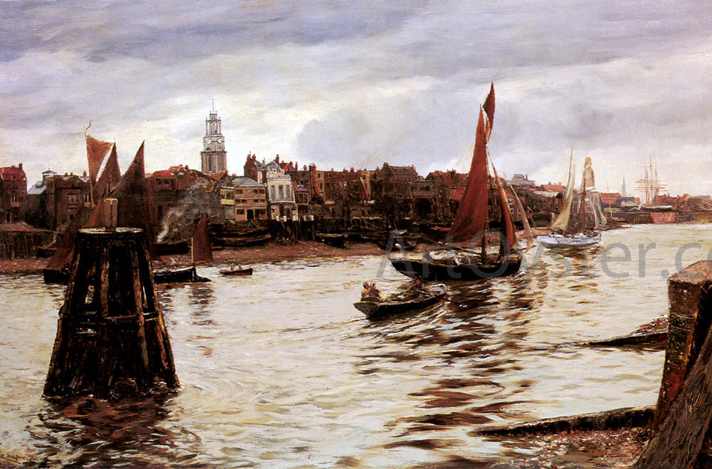 Charles Napier Hemy Limehouse - Canvas Print