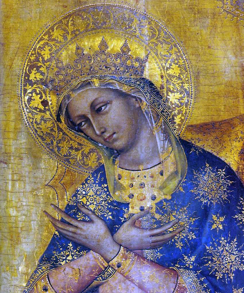 Lorenzo Veneziano Lion Polyptych (detail) - Canvas Print