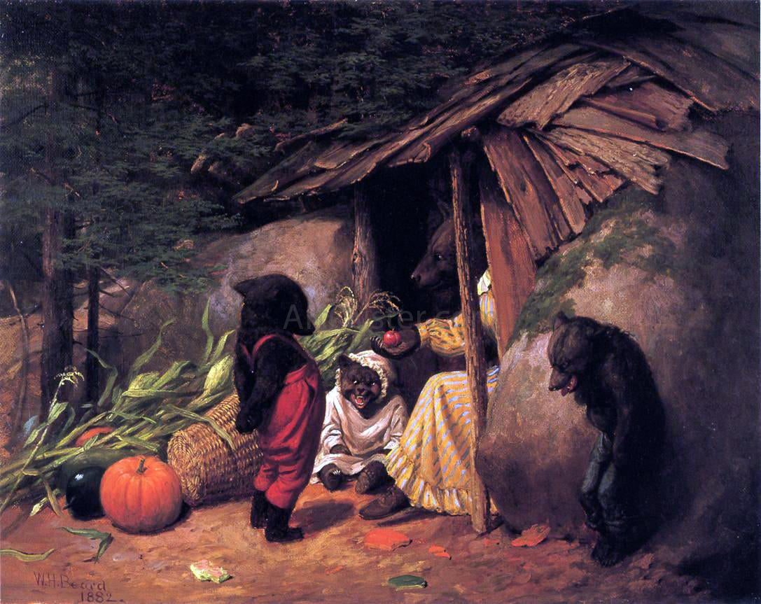 William Holbrook Beard Little Accident - Canvas Print