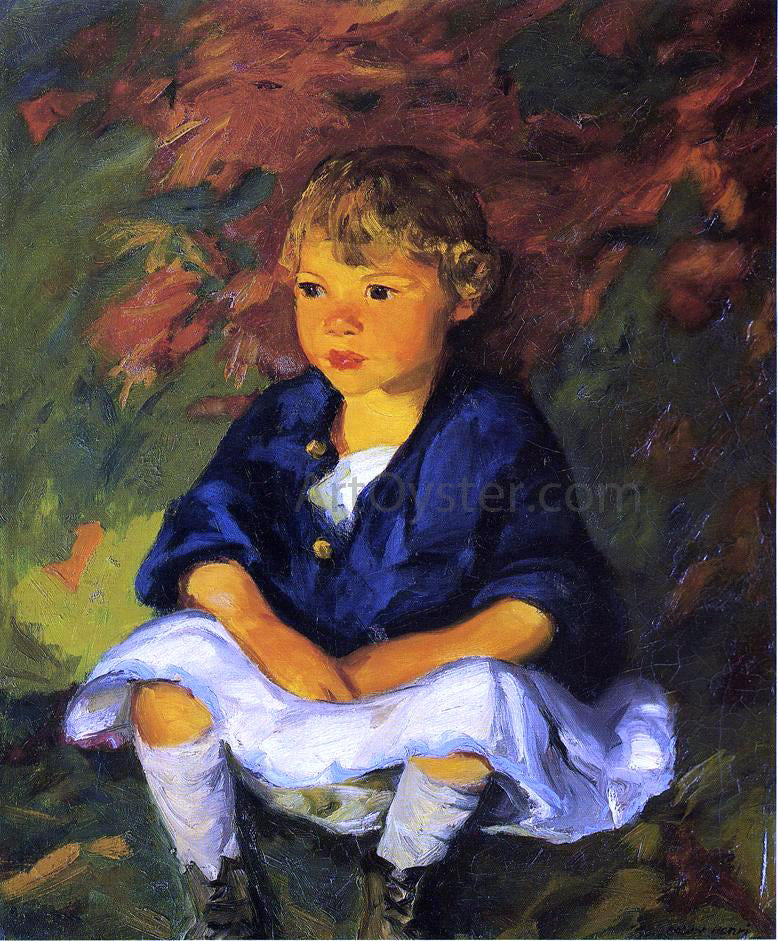 Robert Henri Little Country Girl - Canvas Print