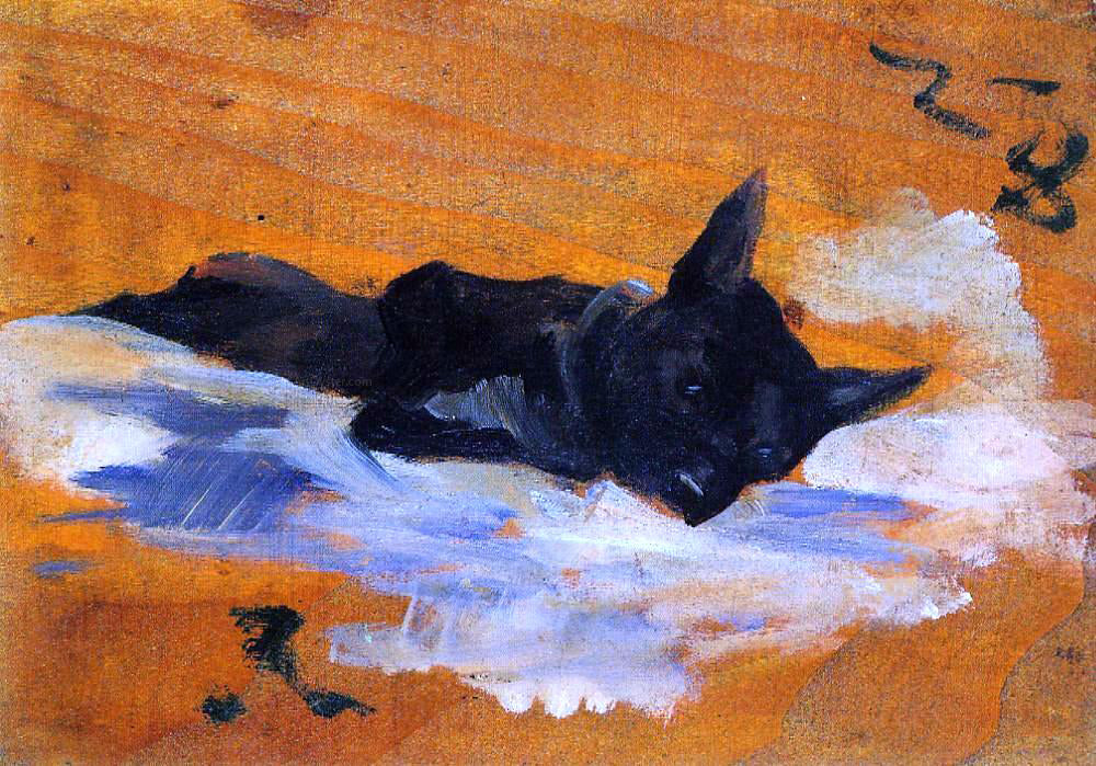Henri De Toulouse-Lautrec LIttle Dog - Canvas Print