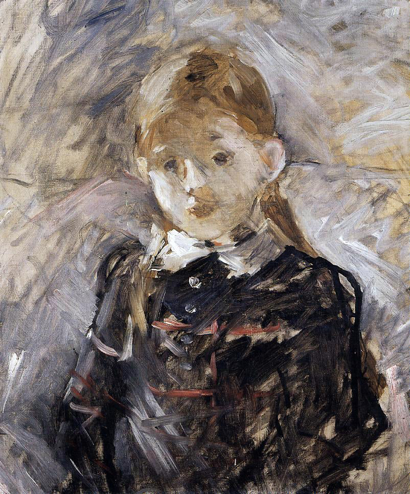 Berthe Morisot Little Girl with Blond Hair - Canvas Print