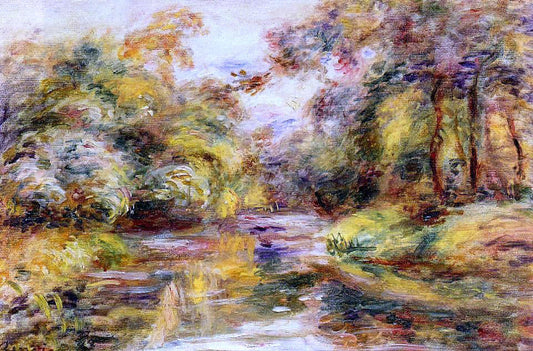 Pierre Auguste Renoir Little River - Canvas Print