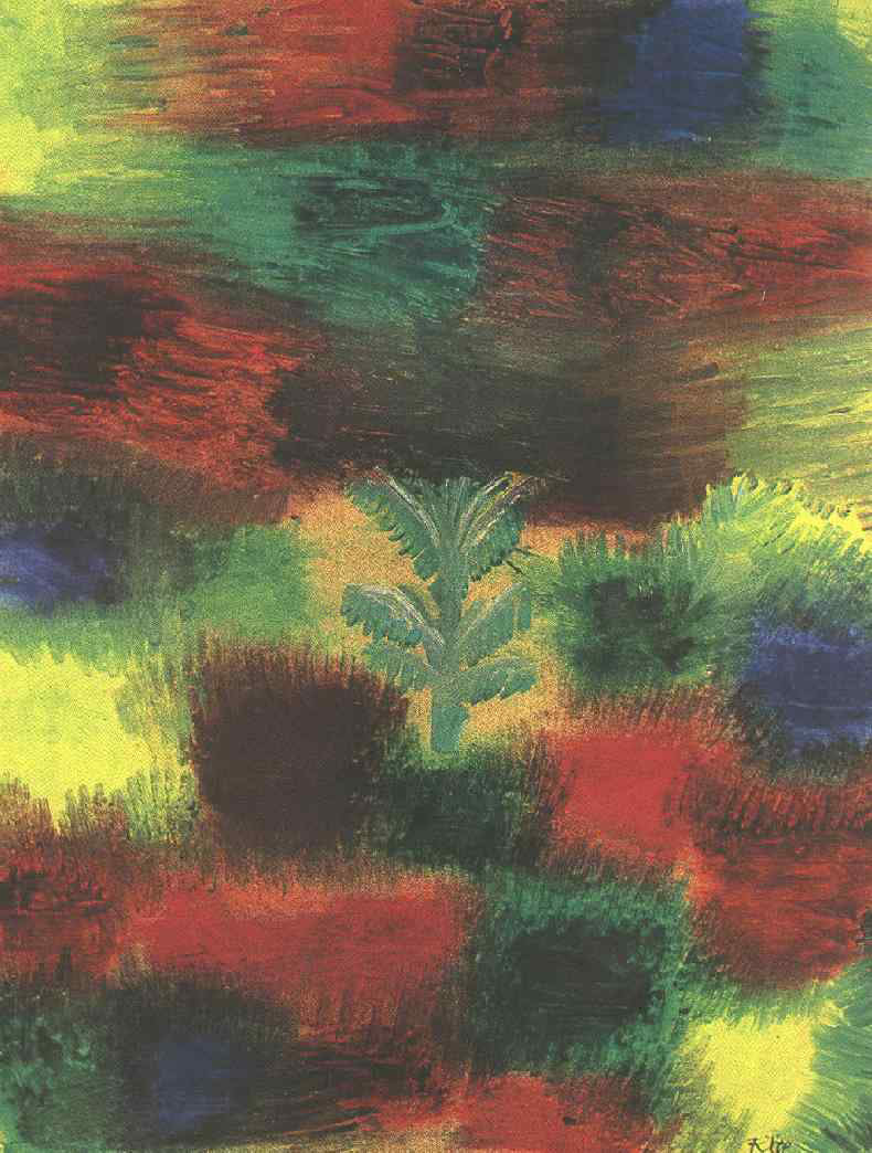 Paul Klee Little Tree Amid Shrubbery - Canvas Print