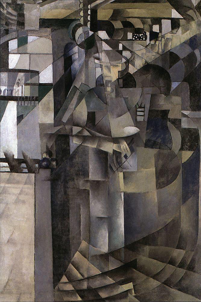 Kazimir Malevich Living in a Big Hotel - Canvas Print
