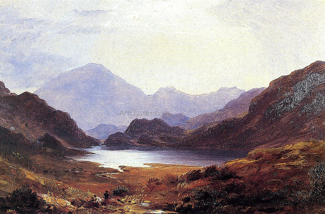 Russell Smith Llyn Dinas, Wales - Canvas Print