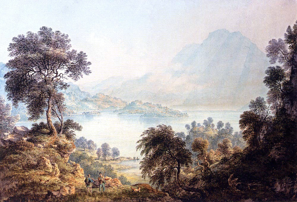 John Glover Loch Katrine, Scotland - Canvas Print