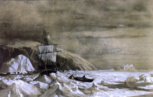 William Bradford Locked In - Baffin Bay - Canvas Print
