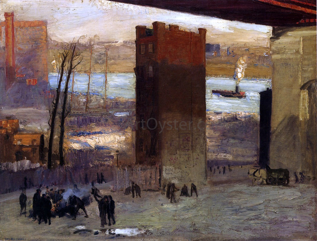 George Wesley Bellows Lone Tenement - Canvas Print