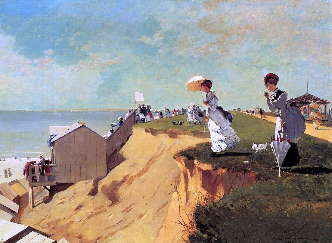 Winslow Homer Long Branch, New Jersey - Canvas Print