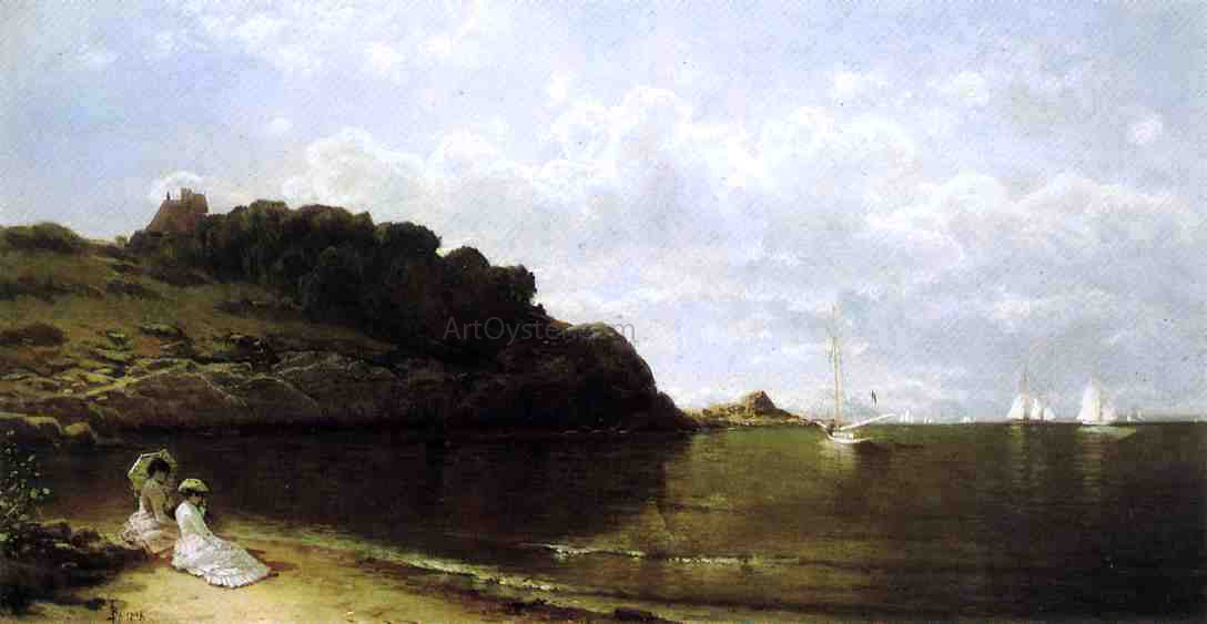 Alfred Thompson Bricher Looking out to Sea - Canvas Print