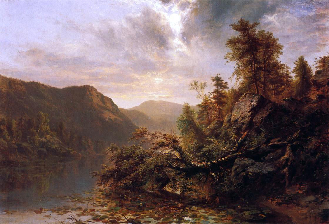 James McDougal Hart Loon Lake - Canvas Print