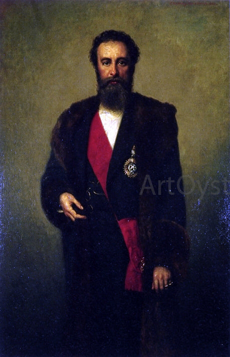 George Alexander Healy Lord Edward Robert Bulwer-Lytton - Canvas Print