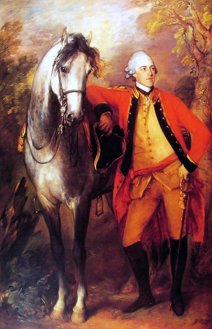 Thomas Gainsborough Lord Ligonier - Canvas Print