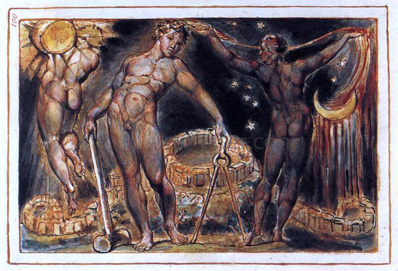 William Blake Los - Canvas Print