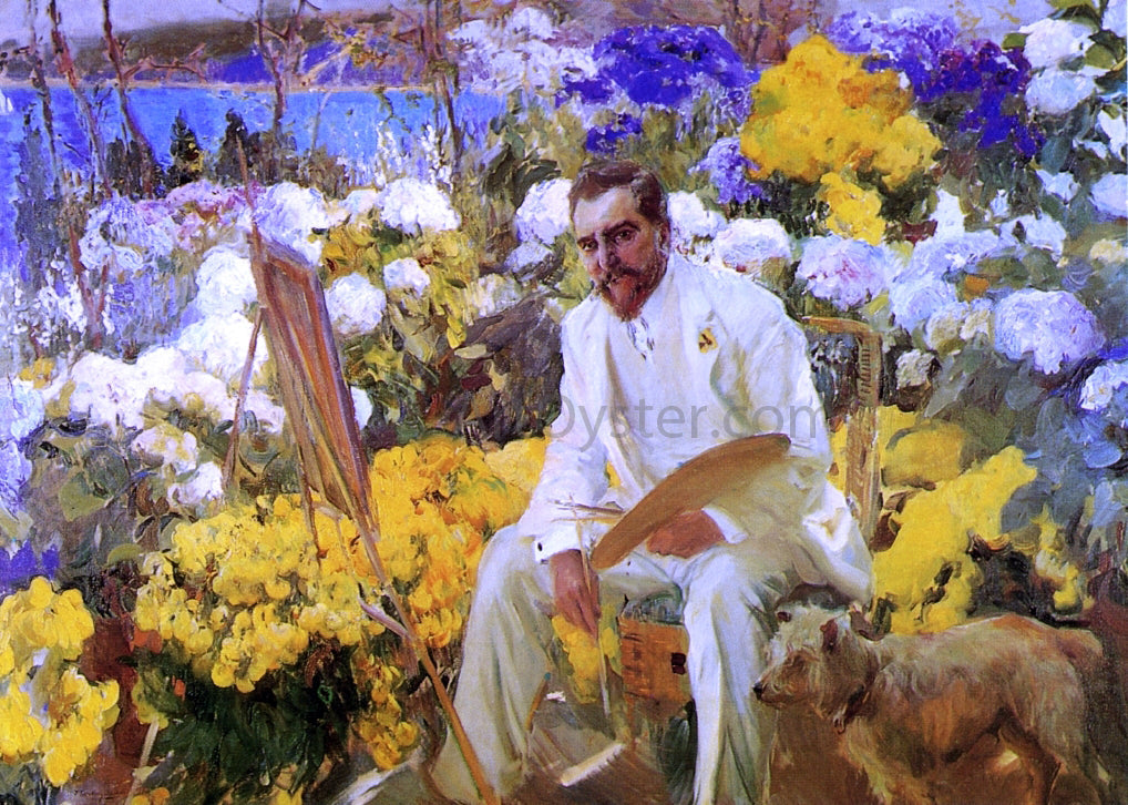 Joaquin Sorolla Y Bastida Louis Comfort Tiffany - Canvas Print
