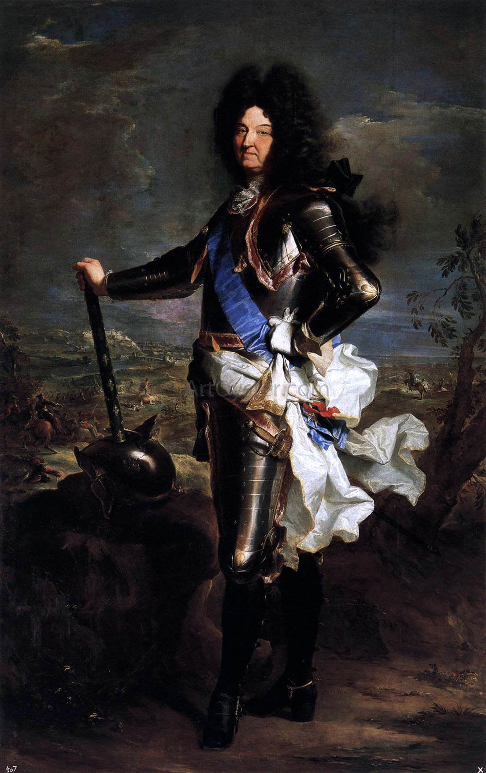 Hyacinthe Rigaud Louis XIV - Canvas Print