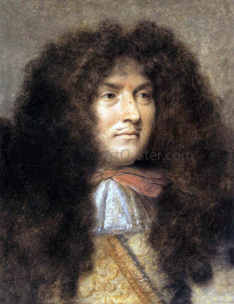 Charles Le Brun Louis XIV - Canvas Print