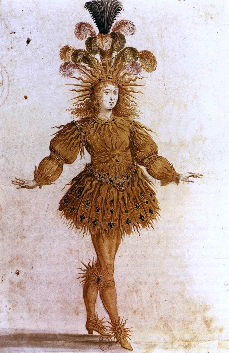 Henri Gissey Louis XIV as Apollo - Canvas Print