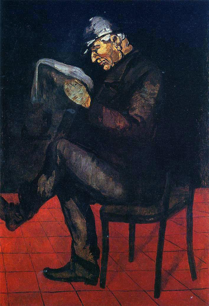 Paul Cezanne Louis-Auguste Cezanne, Father of the Artist - Canvas Print