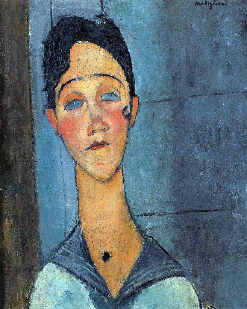 Amedeo Modigliani Louise - Canvas Print