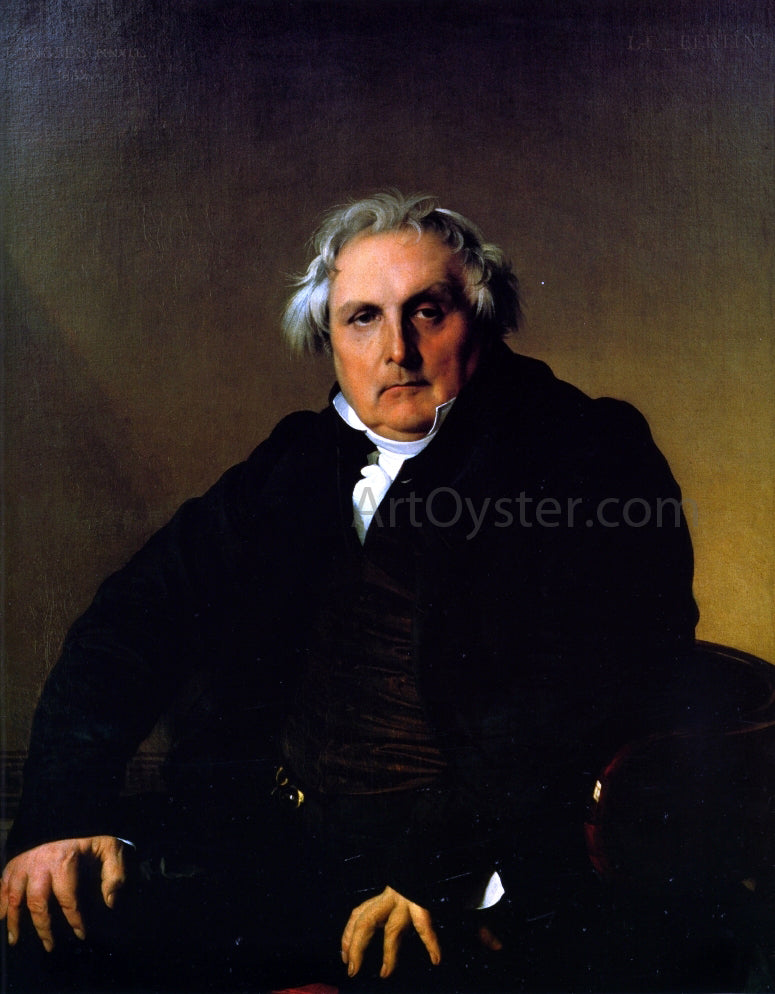 Jean-Auguste-Dominique Ingres Louis-Francois Bertin - Canvas Print