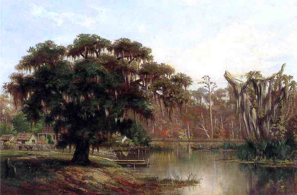 William Henry Buck Louisiana Bayou - Canvas Print