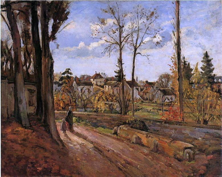 Camille Pissarro Louveciennes - Canvas Print